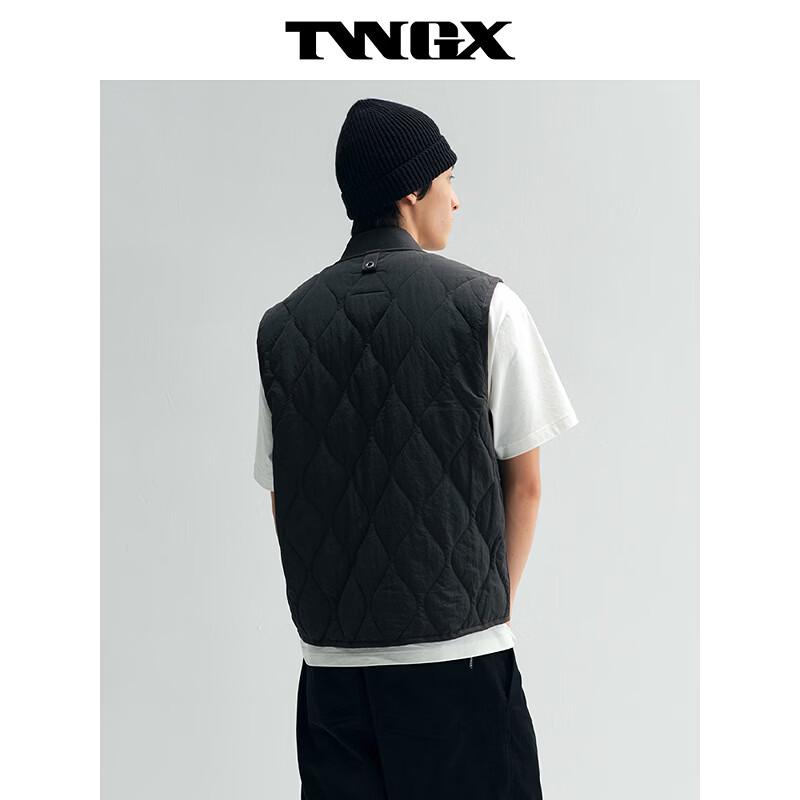 Teenie Weenie Men's Quilted Baseball Collar Vest