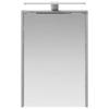 Bathroom Mirror Cabinet with Shelf Concrete Grey 43 x 16 x 62.5 cm