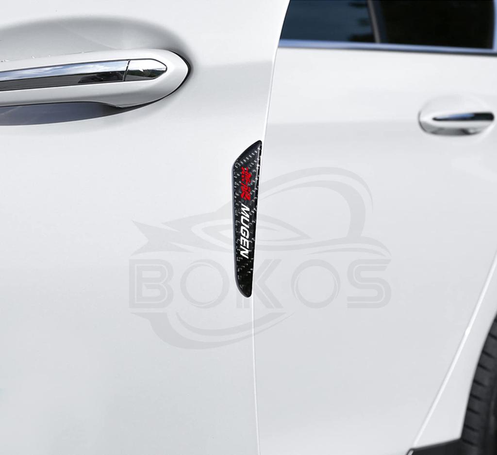 Door Guards for Honda Carbon Collision Prevention Door Protectors - Fiber, (Unlimited)