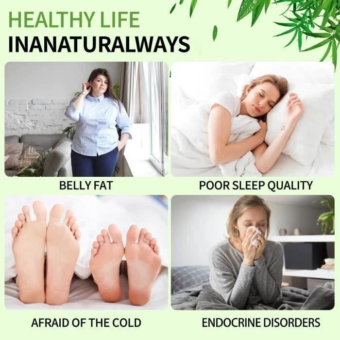 Patch Detox Pieds - Perte de Poids - 30 Patchs - 100% Naturel - Vegan