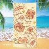 Capybara Towel Microfiber Beach Towel Absorbent Quick dry Soft Yoga Swimming Resort Mountain Climbing Towel