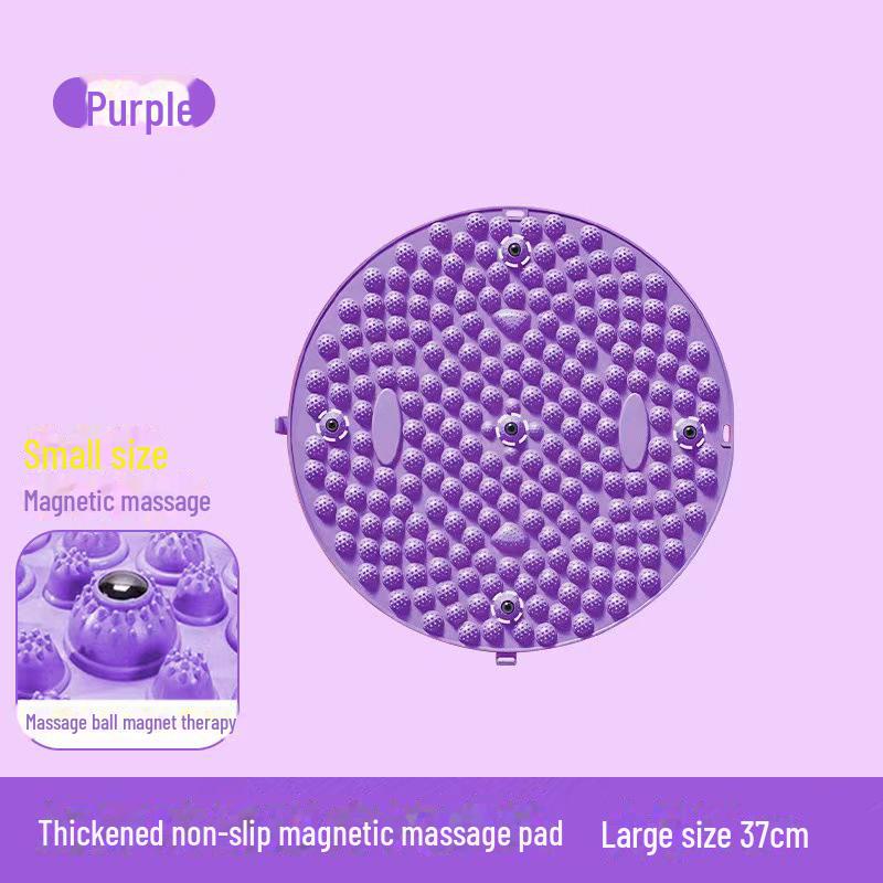 

Силиконовый акупрессурный коврик для бега для взрослых и детей - массажер для пальцев ног и сенсорная доска Meridian 37cm, upgraded version, magnetic design, фиолетовый
