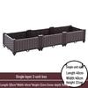 Deep Triple Compartment Outdoor Planter Box