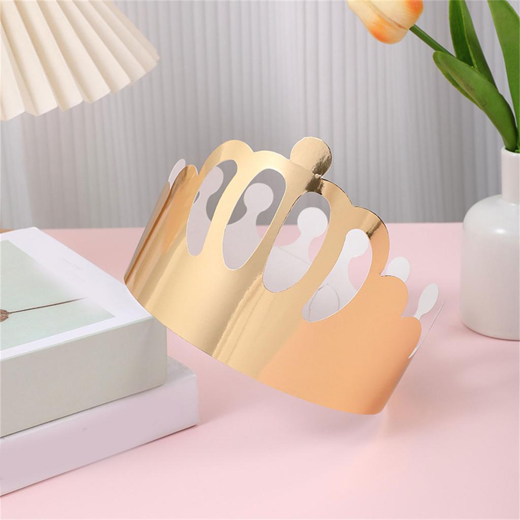 20Pcs Friendly Paper Birthday Crowns For Adults Kids Party Celebrations Assorted Colors Safe Design
