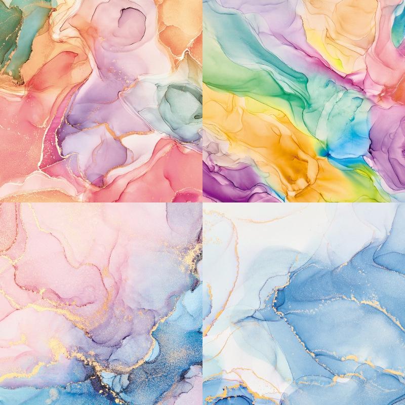 24 ark Kartongpapper Block 6x6 tum Kortmakeri Papper Ombre Tematiserat Ensidiga Mönster Scrapbokspapper Tryck Dekorativt Papper