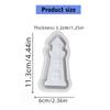 Lighthouse Silicone Candle Stand Molds for Candlestick Tealight Holder Gypsum Decoration Epoxy Resin Silicone Molds