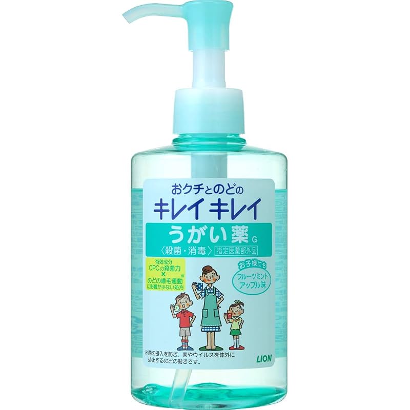 [Designated Quasi-Drug] Kirei Kirei Mouthwash Fruit Mint Apple Flavor 200ml