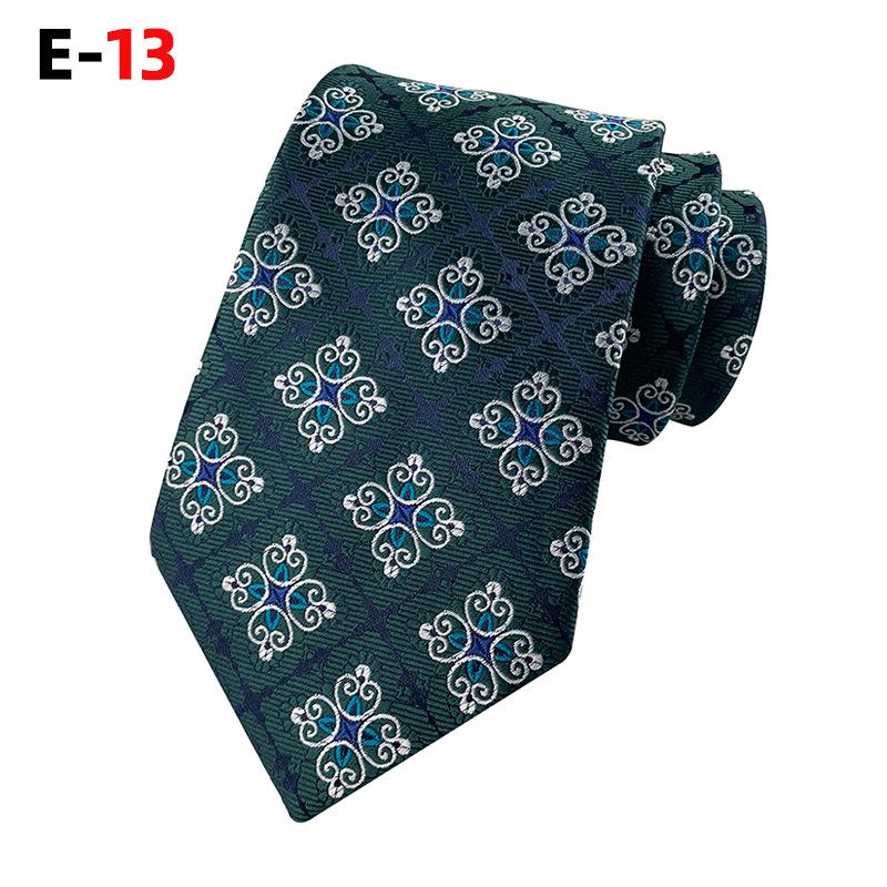 2026 Men's Houndstooth Gold Tie - Perfect for Weddings and Business