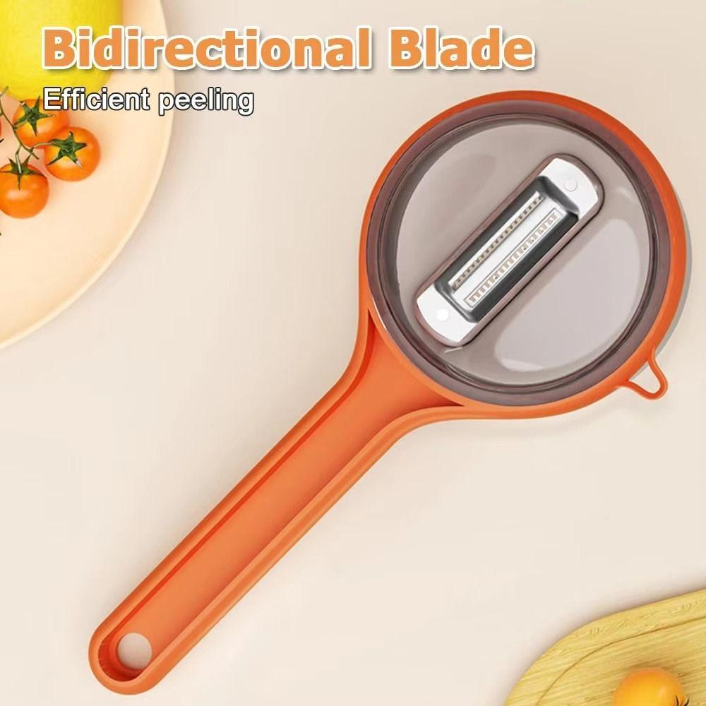 Manual Vegetables Peeling Tool Fruit Peeler with Storage Box  Potatoes Cucumber
