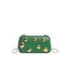 Summer PVC Solid Color Hasp CHAINS Crossbody Bags Design Sense Niche Women's Handbags High Quality Sweet Affordable Luxury Bags