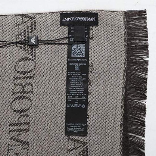 Emporio Armani Scarf 625053 CC786 (Brown 00152) [Used]