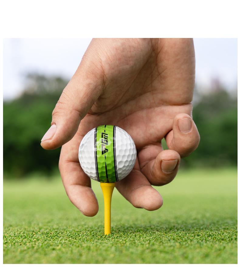 PGM 360° Trajektorie Golfball mit Putter-Ziellinie - Neue farbige TPU-Box