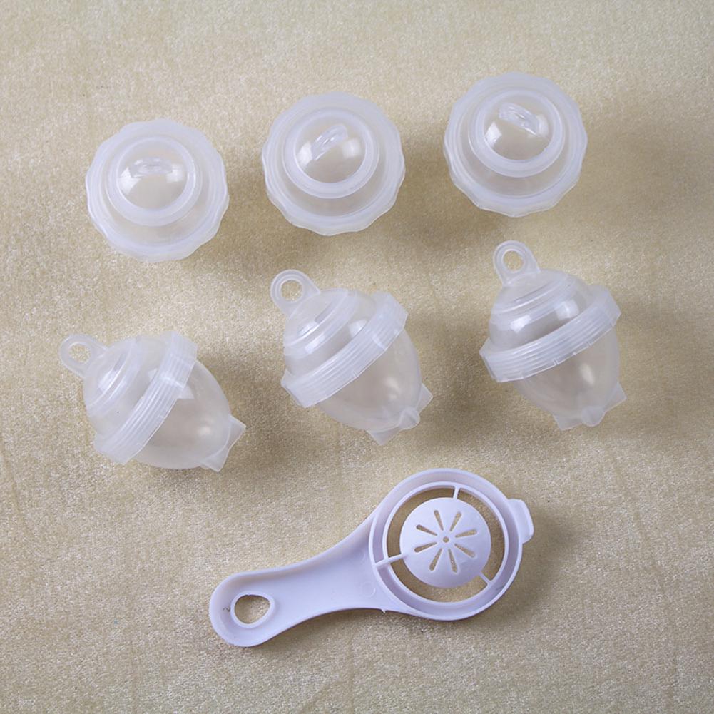 7PCS/Set Egg Cooker Egg Yolk Separator Egg Steamer Cooking Utensils Cooking Tool Boiled Egg Apparatu