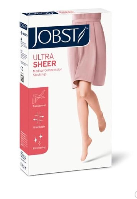 

Terumo Jobst Ultra Sheer 20 Бесследные Шелковисто-бежевые M Гольфы JP-U21KMS