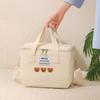 Canvas Baby Diaper Organizer Cartoon Single Shoulder Bag Women Handbag  Stroller Accessories