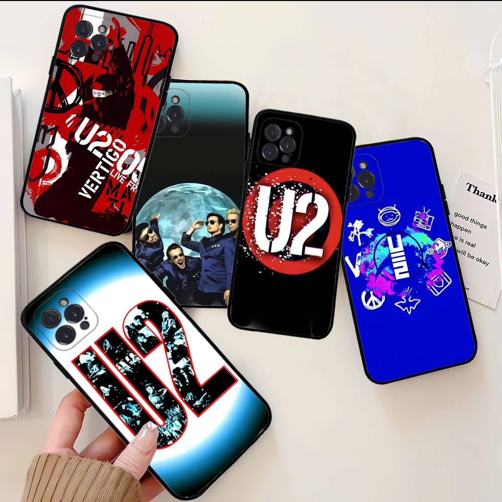 1pc Famous U-U2 Rock Band Phone Case For Iphone 17 Air 16 15 14 13 12 11 Pro Max 16 15 14 Plus TPU Soft Case