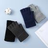 Thick Knitted Fingerless Gloves For Men Cold Weather Cycling Outdoor Activity Warm Thermals Protection