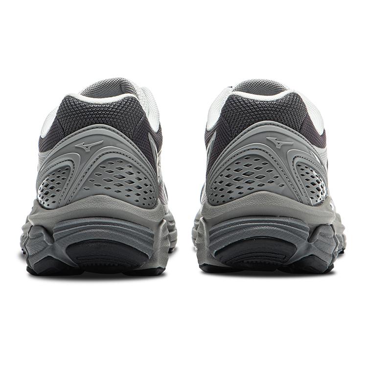 Mizuno Halo Mix Retro Trend Shock Absorption Non-Slip Low-Top Running Shoes Unisex Running Shoes White Gray D1GH240817