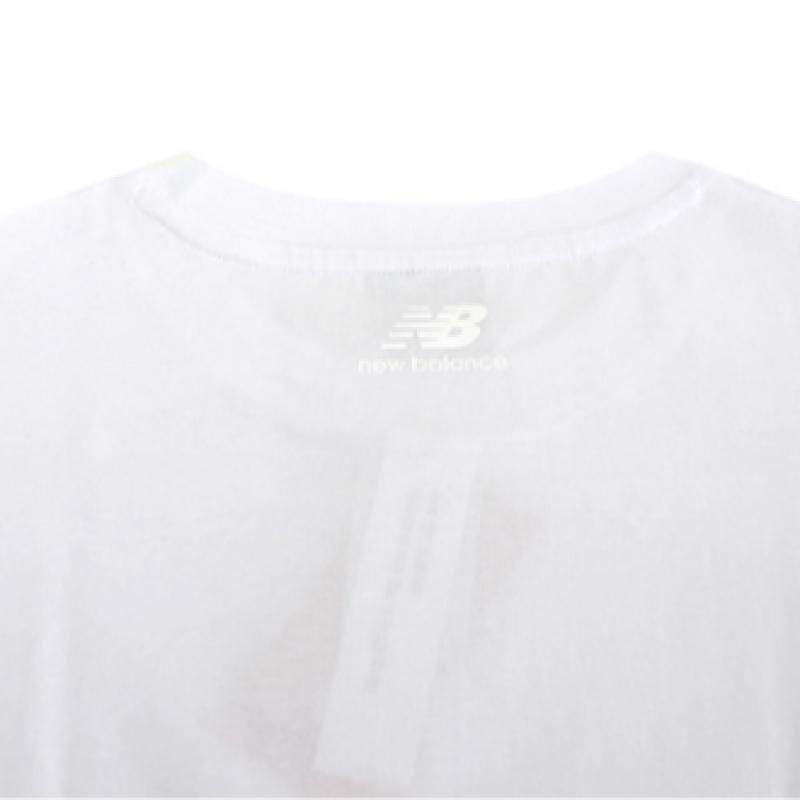 New Balance Nb ESSential Center Logo Men S And woMen S Short Sleeve Tee White Nbnee21033 10