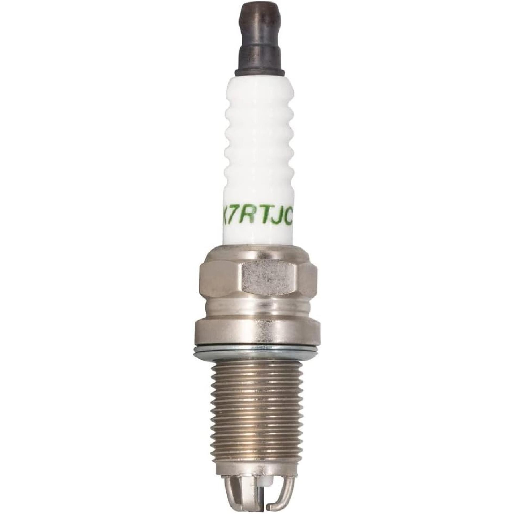

TORCH K7RTJC Three-Electrode Spark Plug Replace for Bosch FR5DTC Spark Plug, for Autolite 3922 Spark Plug, for Beru 14FGR-7CTU Z45 Z60 Spark Plug, 1