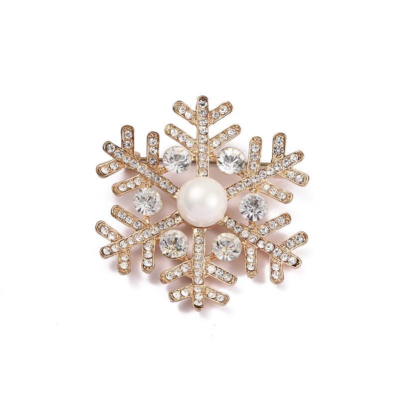 Christmas Snowflake Brooch