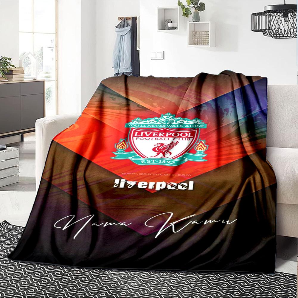 Liverpool Blanket Soft Warm Cozy Perfect for Office Couch Chair for All Seasons Digital Print Ideal Gift for Friends Family Couples Picnic