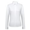Modal Women's White Business Casual High-Stretch Non-Transparent Wrinkle-Resistant Slim Fit Shirt