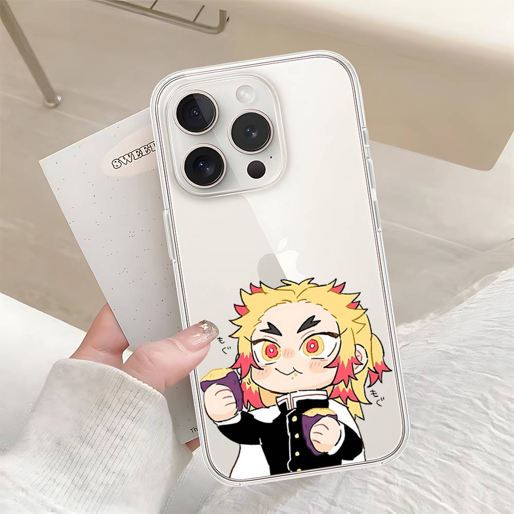 Coque de téléphone K-Kyou-jurous R-Ren-gokus Pour Iphone17 16 15 11 13 14 Pro Max 7 8 Plus X Xr Xs Max Se2020 12mini Transparent Cov
