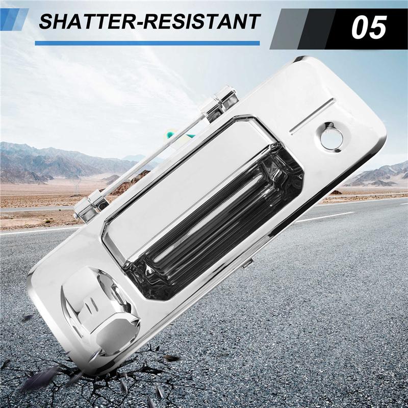 A03Z-Tailgate Back Handle Withcamera Hole Back Door Handle Tailgate Latch Handle Fortoyota 69090-0C040 2007-2013 B