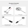 Stainless Steel Mesh Twisting Tea Ball Infuser Fine Mesh Filter Leaf Tea Steeper Strainers Reusable Tea Infuser For Loose Tea
