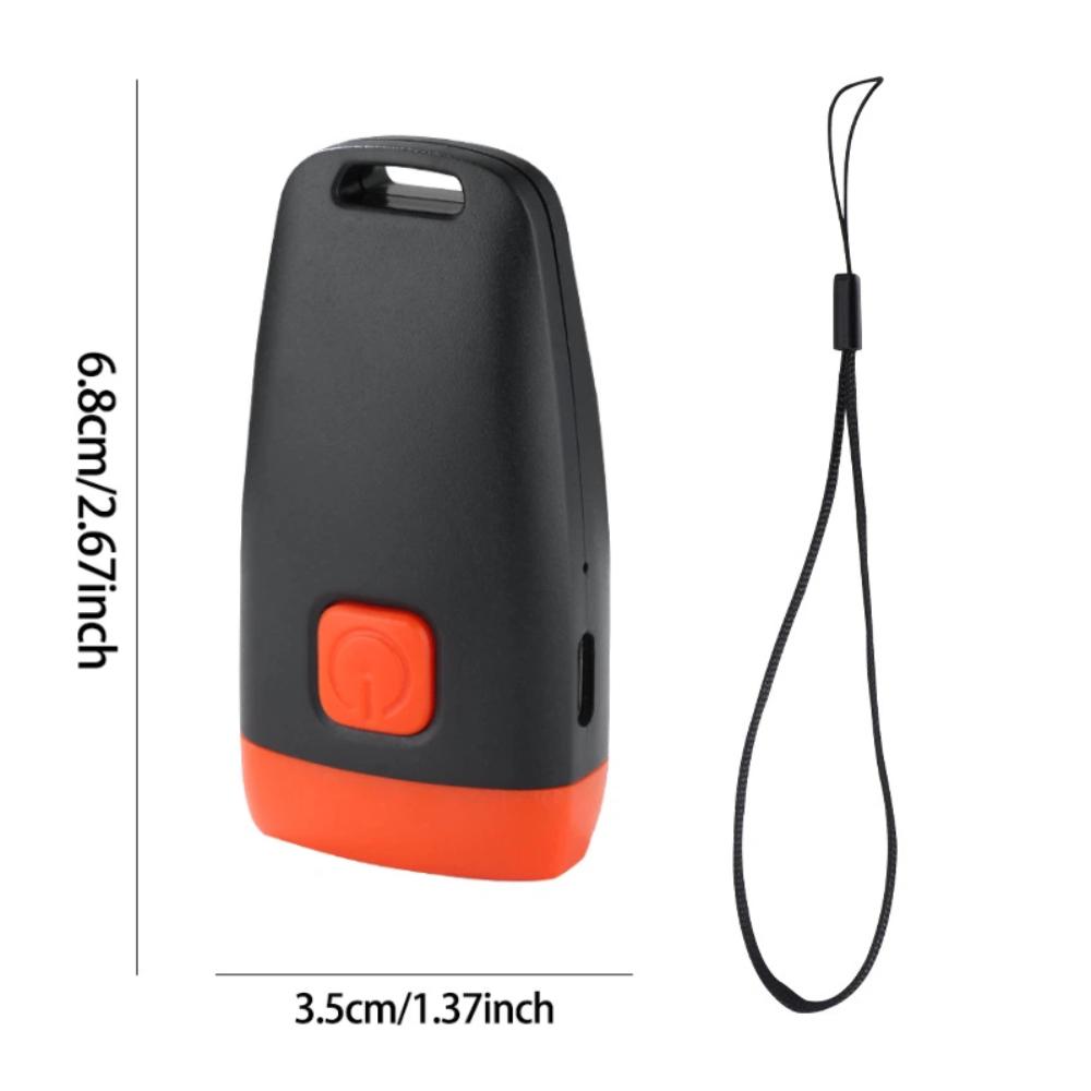 Portable Ultrasonic Dog Repeller Rechargeable Handheld Bark Deterrent Device with Lanyard LED Light Dog Training Tool