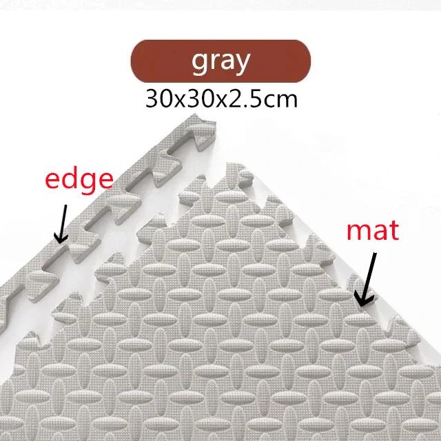 2.5CM Thick 30×30 Solid Color Baby Children's Room Game Mat Carpet Playing Activity Gym Mat Puzzle Environmental Protection Mats