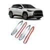 DT08 4PCS ABS Chrome Door Handle Cover Protective Covers Trims For Toyota Corolla Cross   Car-Styling Accssories