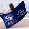 Anime The N-Nightmare B-Before C-Christmas Microfiber Blanket Drying Beach Towels Oversized Super Absorbent Pool Towel Blanket