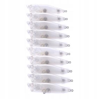 Body Wobbler Pike Zander Perch Do It Yourself For Painting 9Cm 10.5G 10X