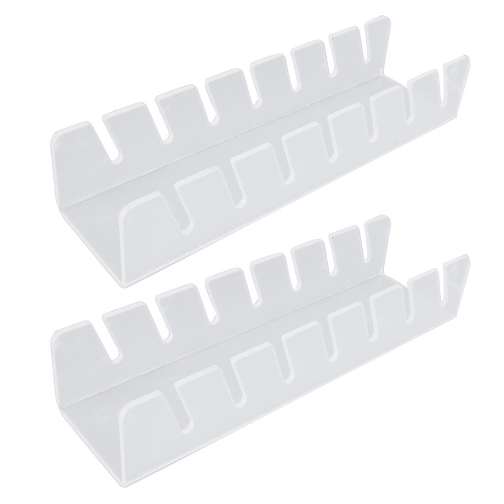 2pcs Baseball Hat Storage Rack Well Organization Acrylic Baseball   Display Stand for 7pcs   Each Rack