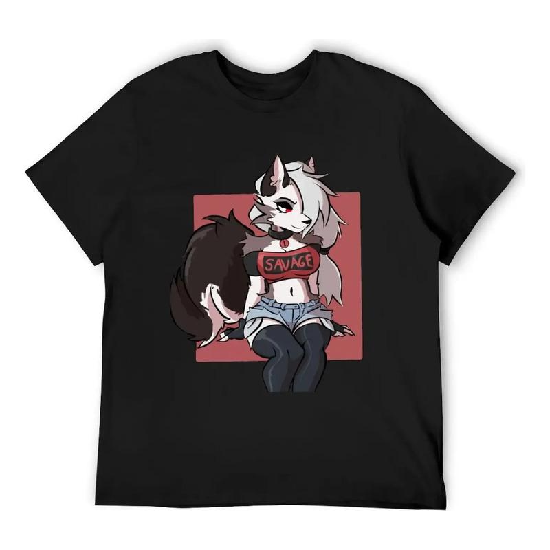 Camiseta Helluva Boss Loona, Divertidas Camisas De Dise?ador S