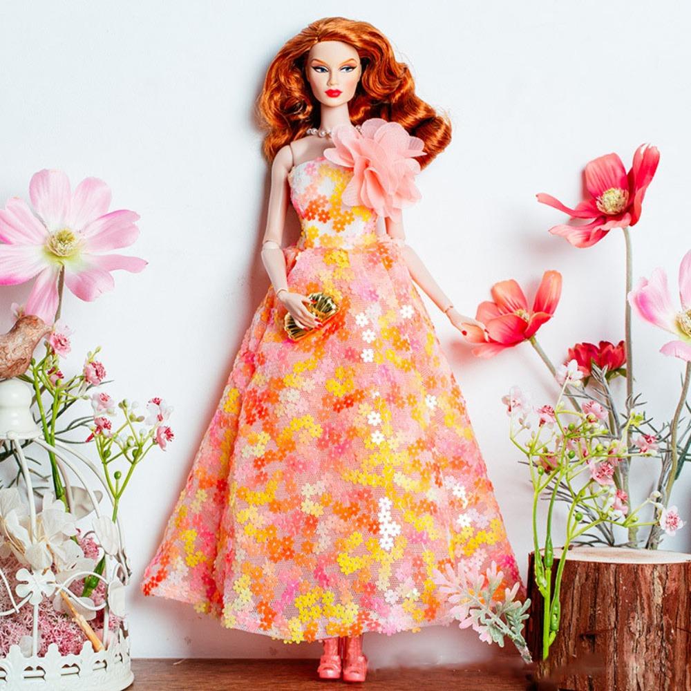 European Fashion Elegant Evening Dress Doll Dresses Clothes Suit for 1/6 BJD 30cm Supermodel Dolls