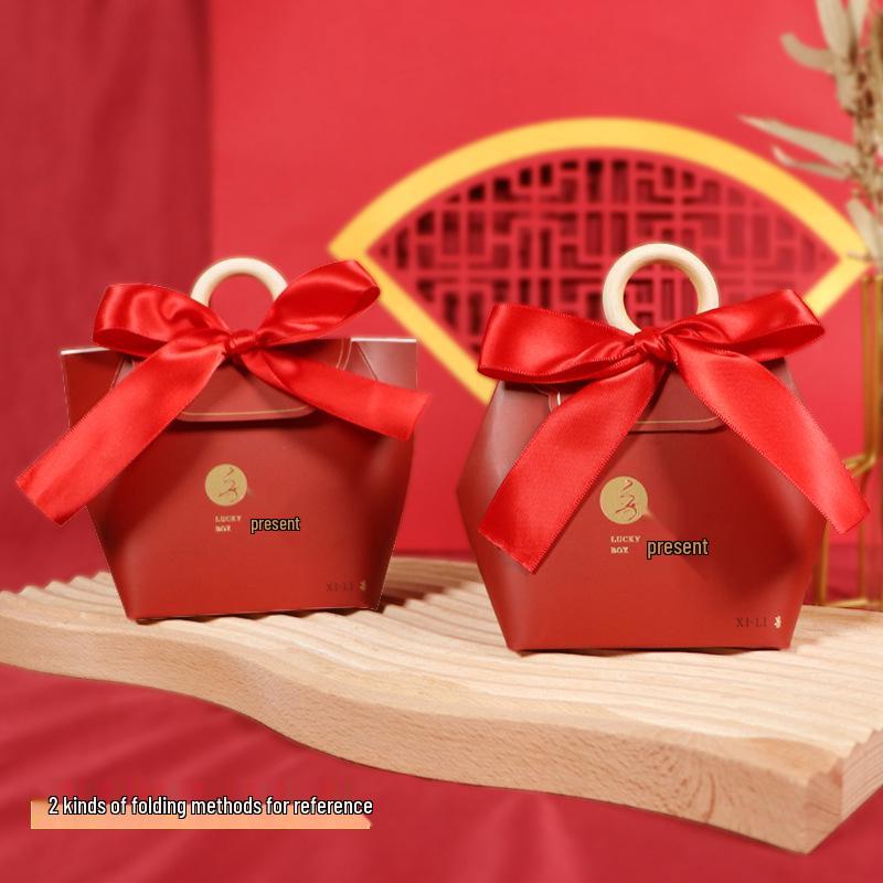 

Роскошная свадебная подарочная коробка и пакет для конфет 10 pieces