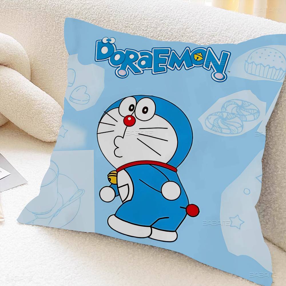 Funny DDoraemons Cartoon Pillow Gift Home Office Decoration Pillow Bedroom Sofa Car Cushion CoverPillow Case