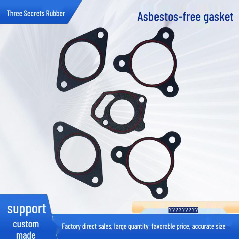 Graphite Asbestos-Free Gasket with Red Silicone Seal, Irregular Shape Graphite Asbestos-Free Gasket
