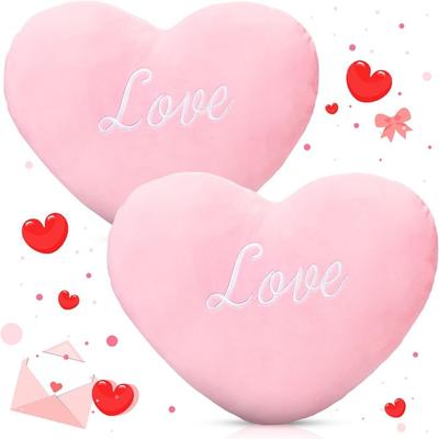 Valentinstag Weiches Kissen für Geburtstag Kuschelkissen Neues Herz Plüschkissen
