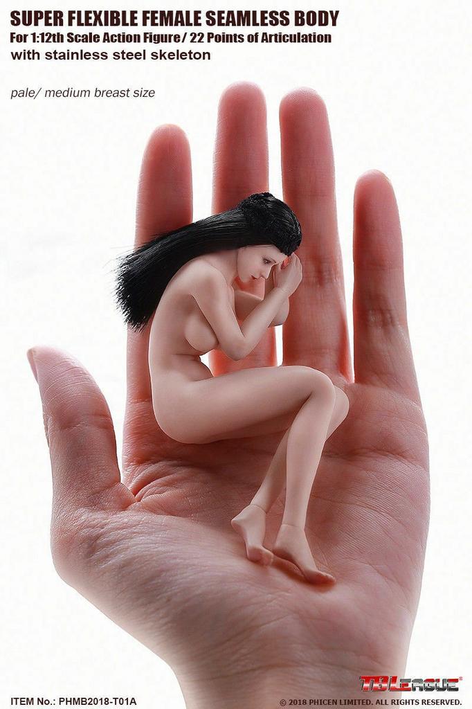 1/12 Scale Female Seamless Body With Super Flexible Articulation For Creative Play