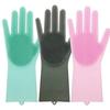 Silicone Cleaning Gloves Multifunction Magic Dish Washing Gloves for Kitchen Household Scrubbing Brush Hand Protector Tool