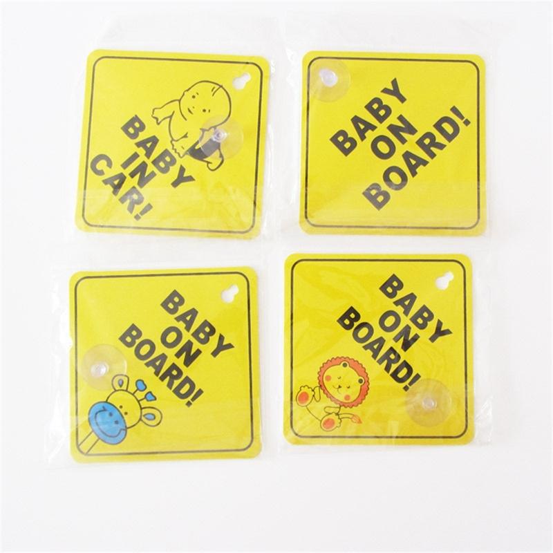Baby On Boards Car Stickers Waterproof Baby On Boards Decal not  Magnetic Baby Sign Car Decal for Maximums Road Safety