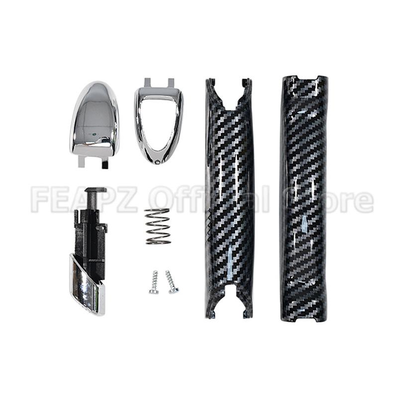 Carbon Fiber For Ford Galaxy S-MAX 2006-2015 Car Easy Install Parking Handbrake Stop Handle Lever Repair Kit 1774992 Auto Parts