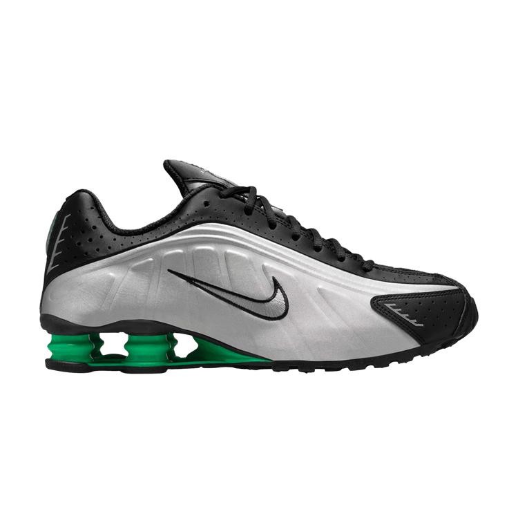 

Nike Кроссовки мужские Shox R4 Зеленые Серебристо-Черные Металлик-Серебристые HQ1988-006 40.5