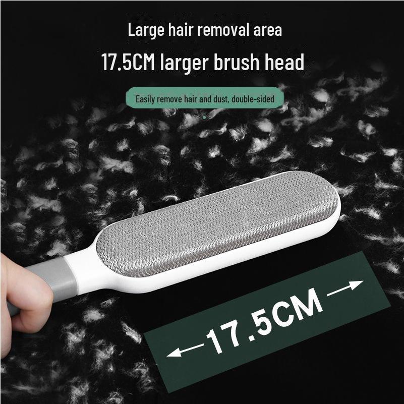 Double-Sided Electrostatic Hair Remover & Suction Brush