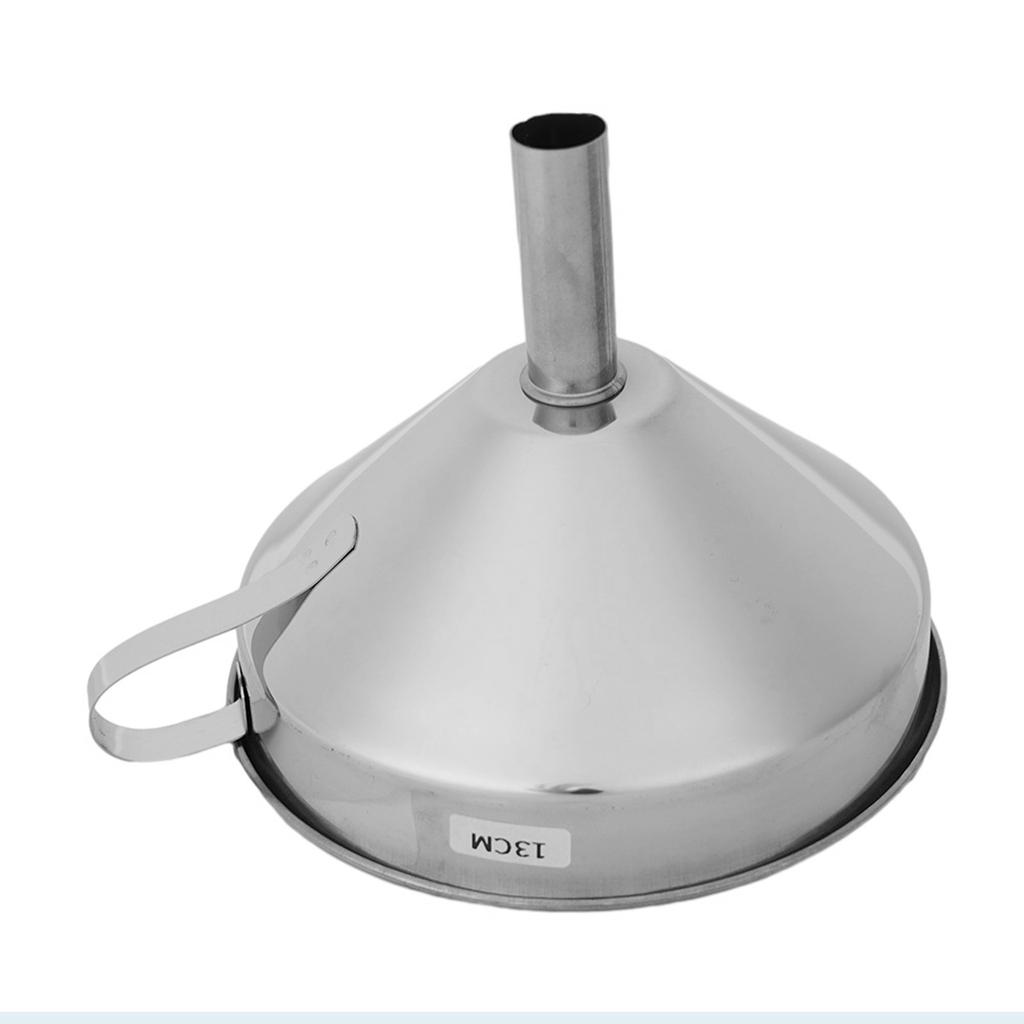 Sada trychtýřů, trychtýř na dávkovač tekutin, olej, stříbrná, nerezová ocel