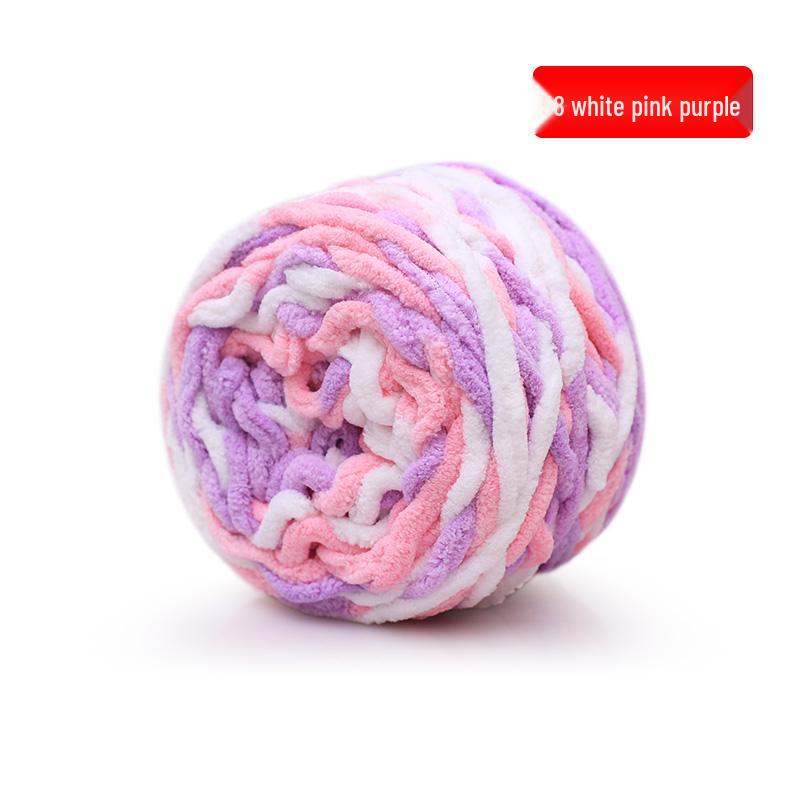 Ice Bar Chunky Soft Yarn for Hand-Knitted Scarves, Crochet Hooks, Slippers, and DIY Projects for Men and Women